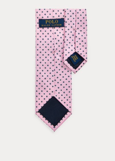 Laços Polo Ralph Lauren Neat-Print Silk Narrow Homem 81679-EIKJ